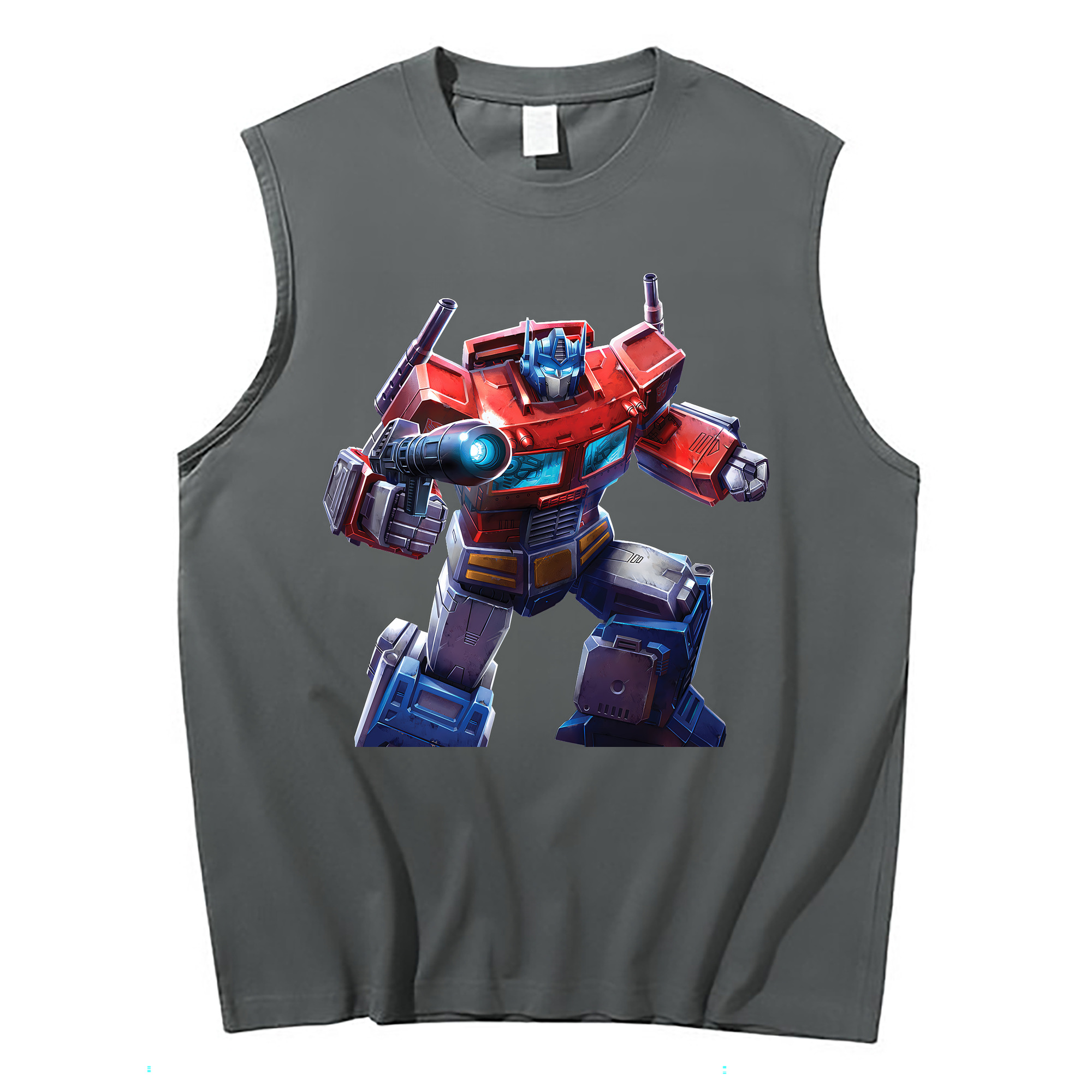 （画像用） Transformers トランスフォーマー コットン100％タンクトップ（フロントプリント）